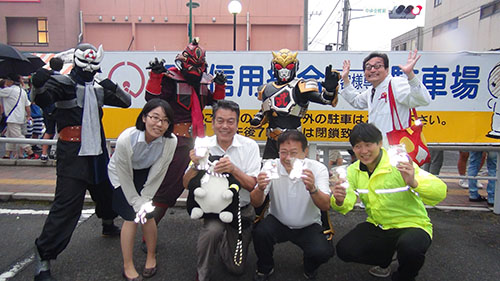 富士吉田市制祭に出展（交通安全・反射材部門）